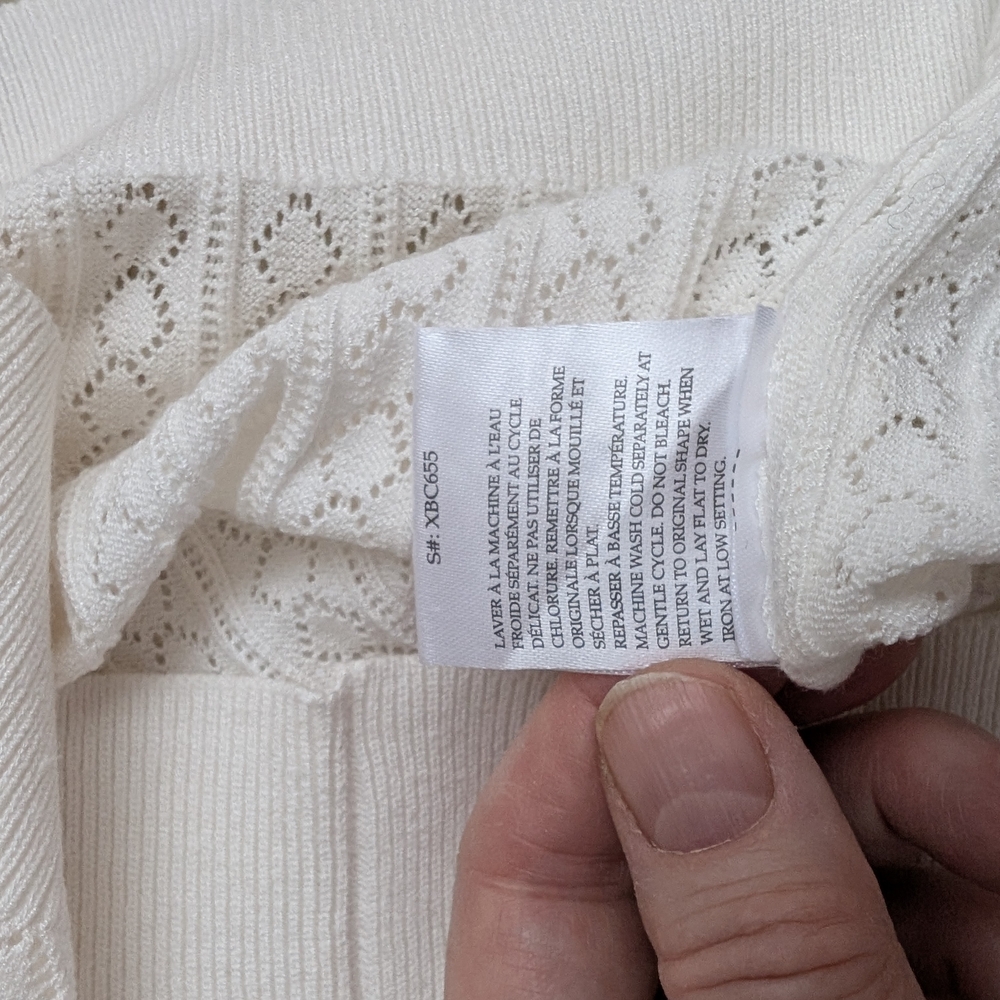 ICON Ivory Knit Collared Top - Picture 6 of 6